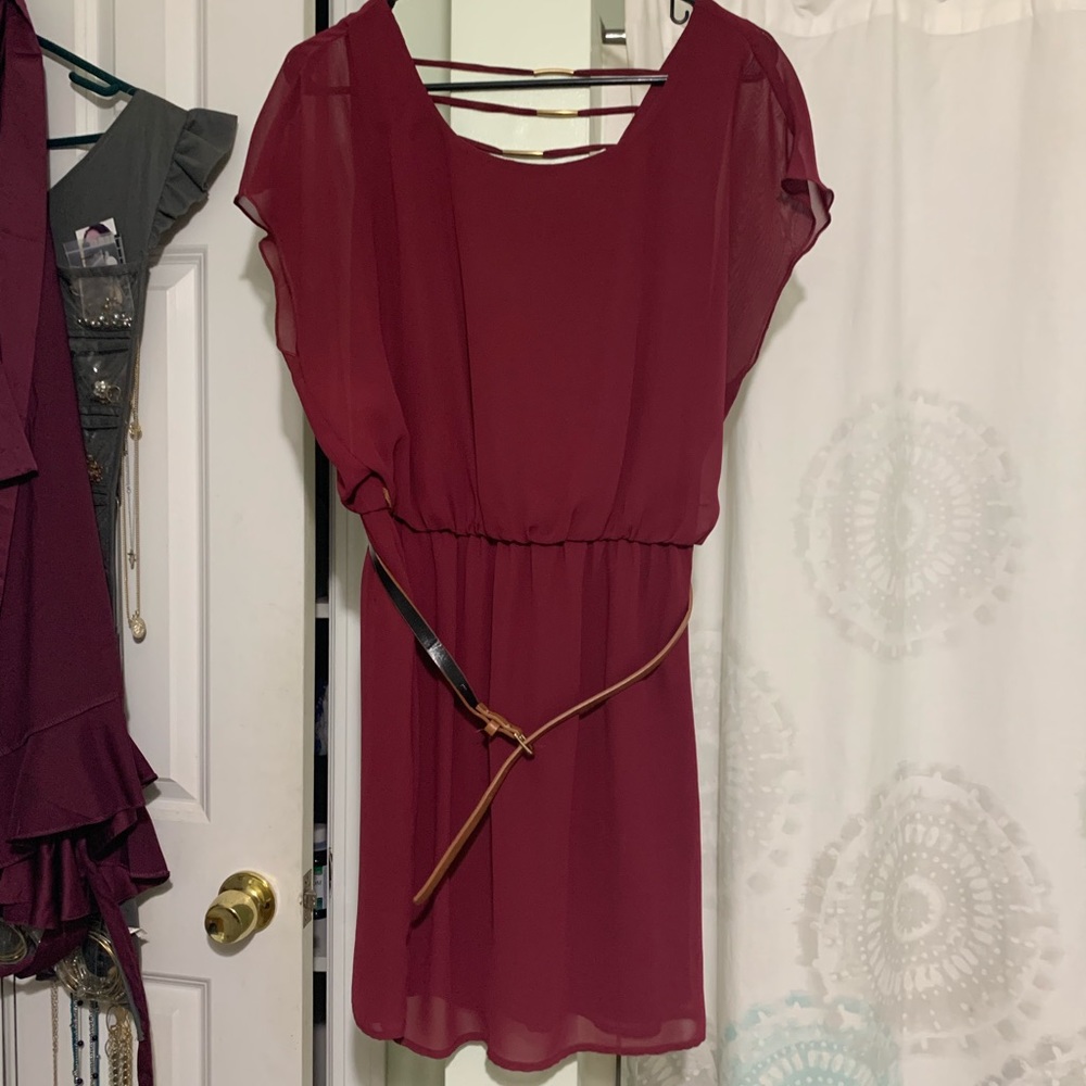 Red dress